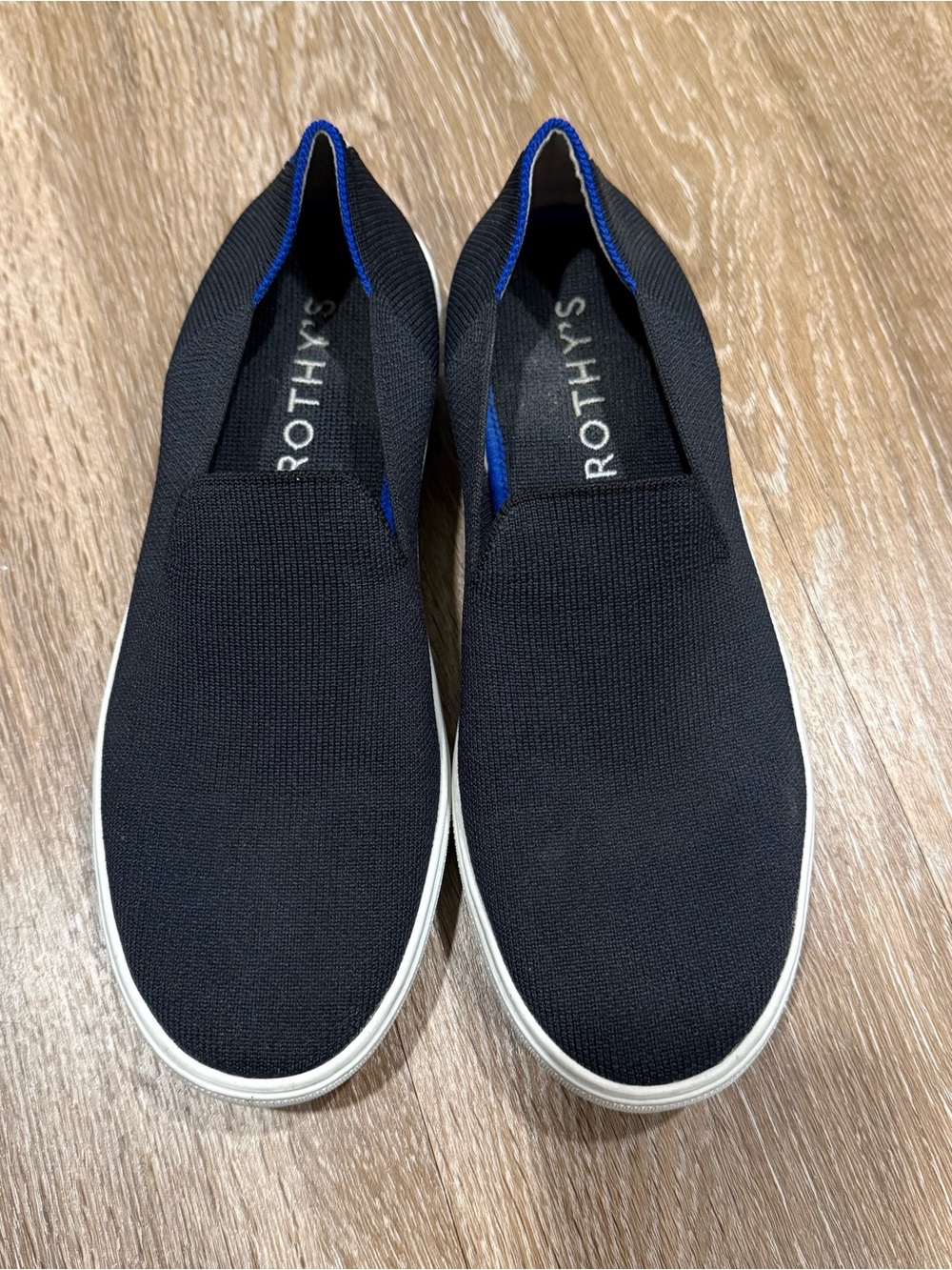 ROTHYS Women's Black Knit Slip-On Sneaker